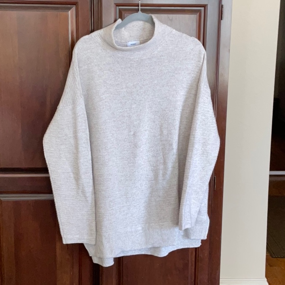 OLD NAVY Mock Turtleneck Sweater in Taupe - size XXL